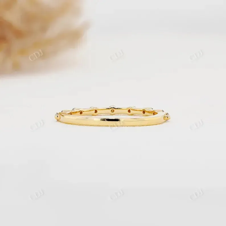 0.14CTW Round Cut Natural Diamond Wedding Ring