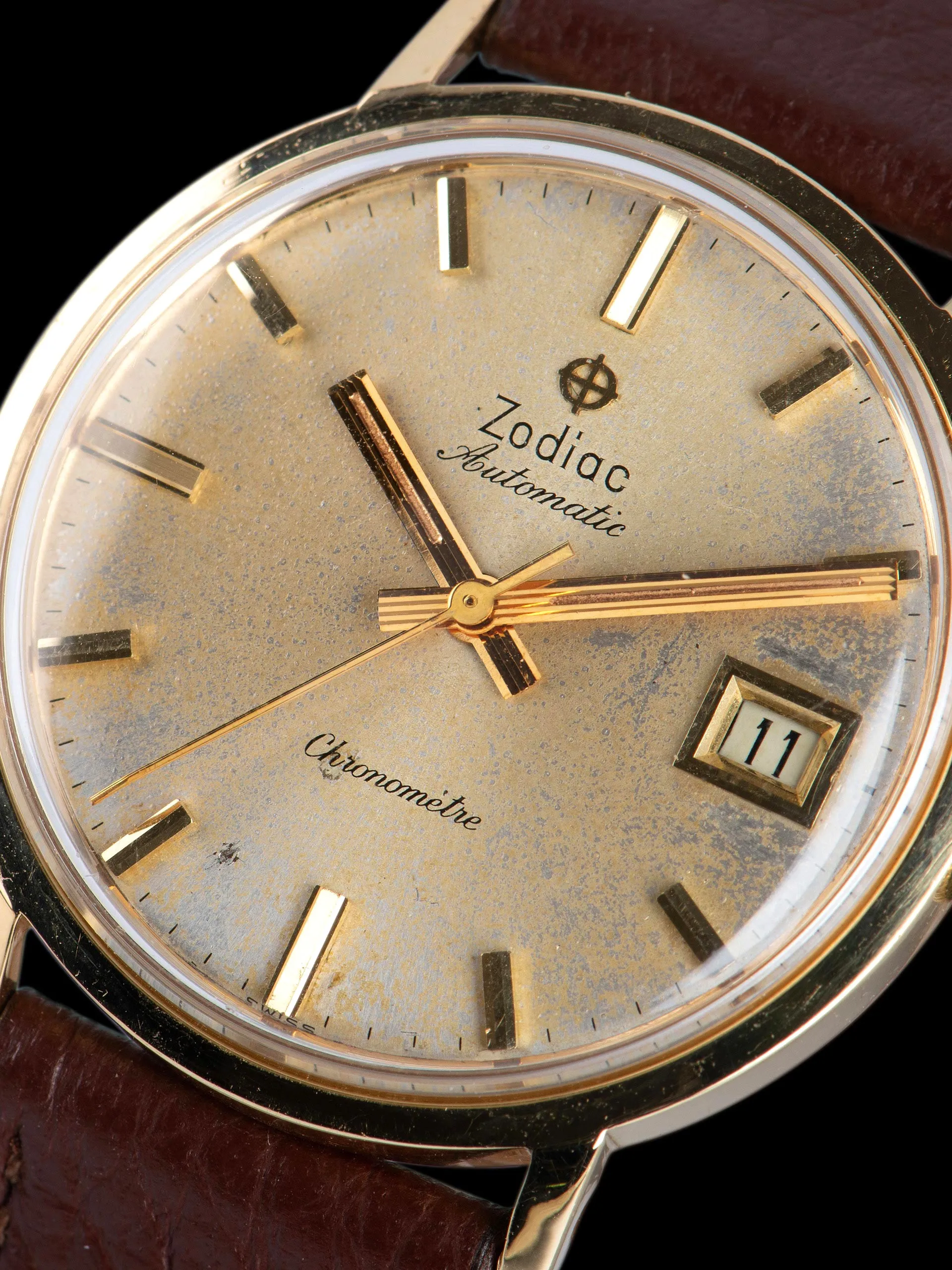 1950s Zodiac Automatic Chronometre (Ref. 725-322) 18K YG