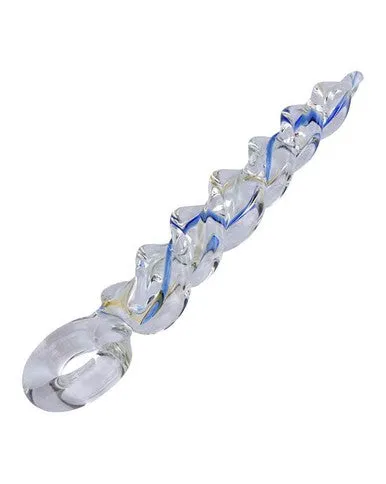 230436 - Lucent Twister Glass Anal Plug