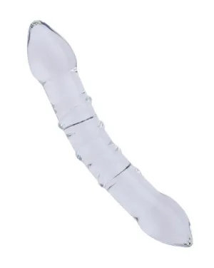 230441 - Lucent Ice Double Entry Glass Massager - 7.2 Inch