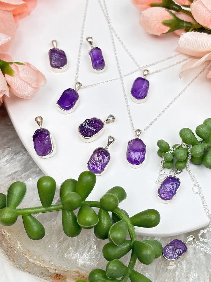 925 Silver Birthstone Necklaces