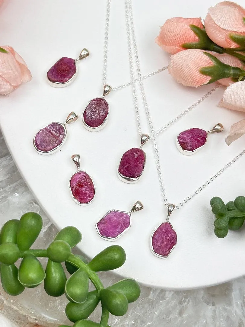 925 Silver Birthstone Necklaces
