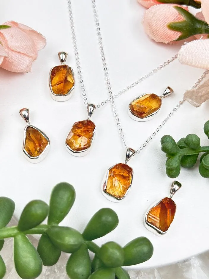 925 Silver Birthstone Necklaces
