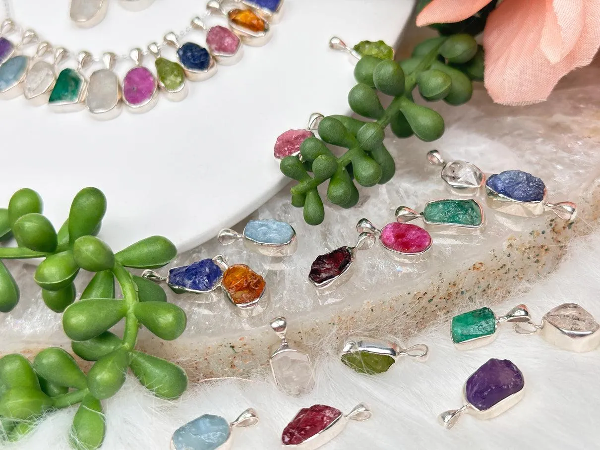 925 Silver Birthstone Necklaces