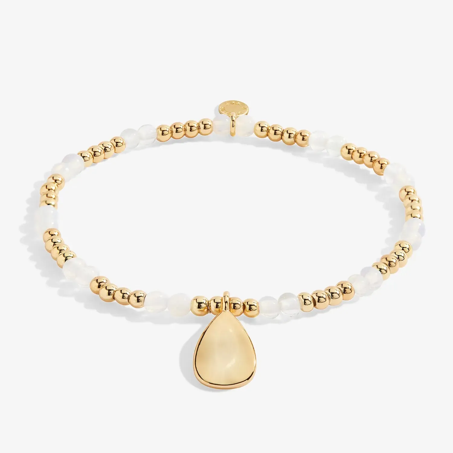 A Little Birthstone June Moonstone - Gold