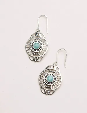 Amazonite Chakra Gemstone Earrings