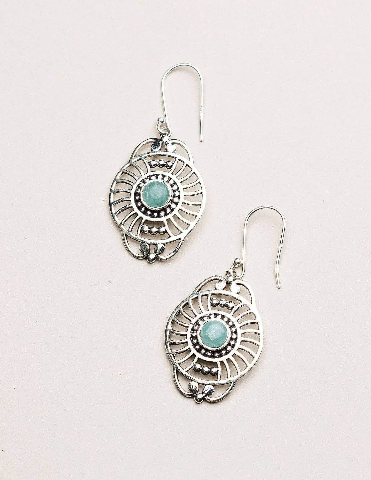 Amazonite Chakra Gemstone Earrings