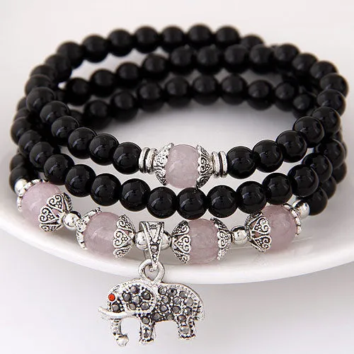 Amethyst Bracelet Female Lucky Transfer Pearl Gourd Crown
