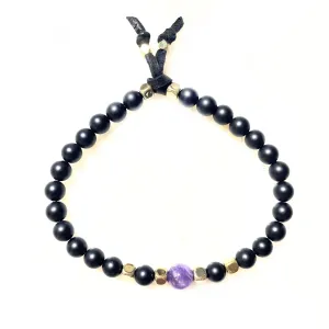 amethyst magic mens bracelet