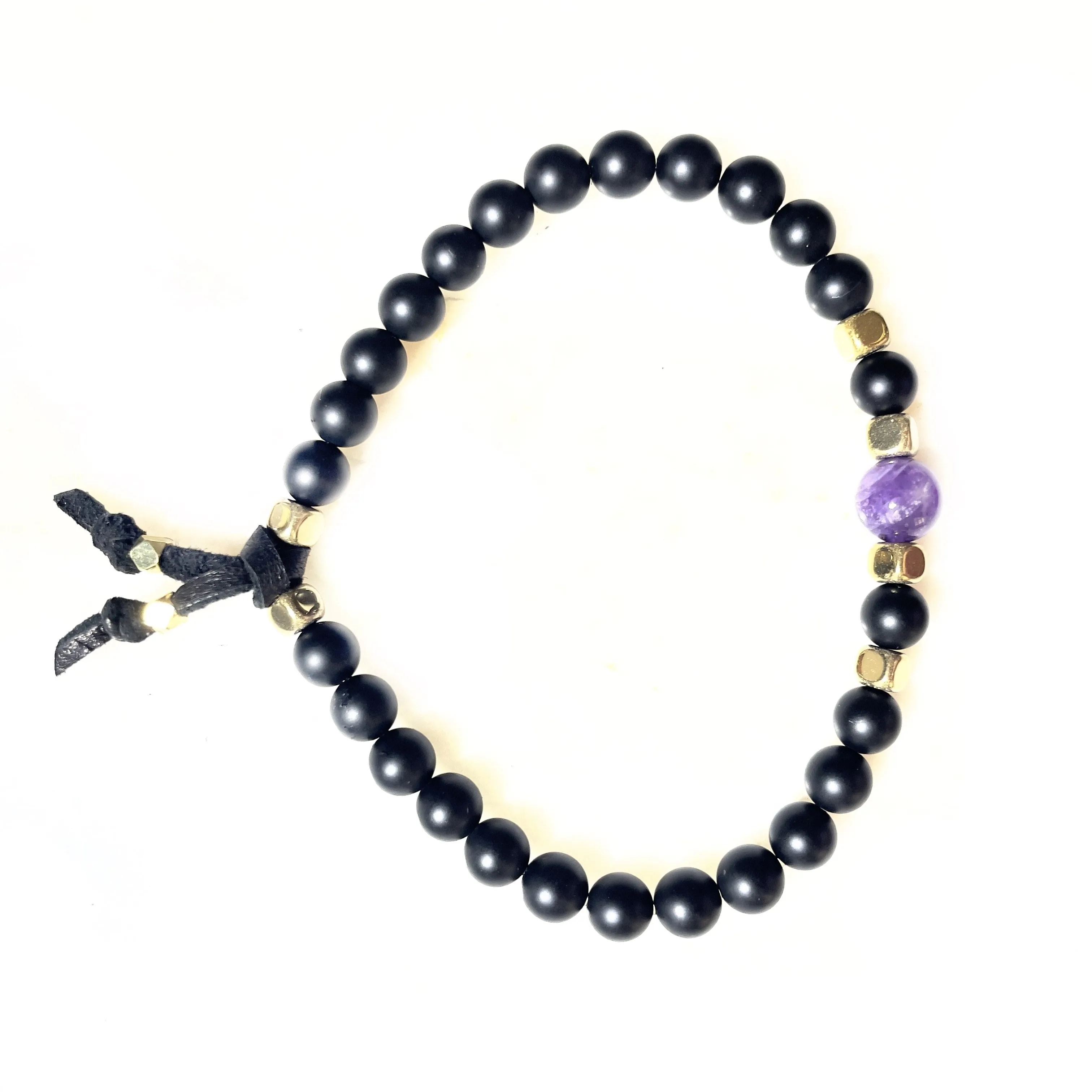 amethyst magic mens bracelet