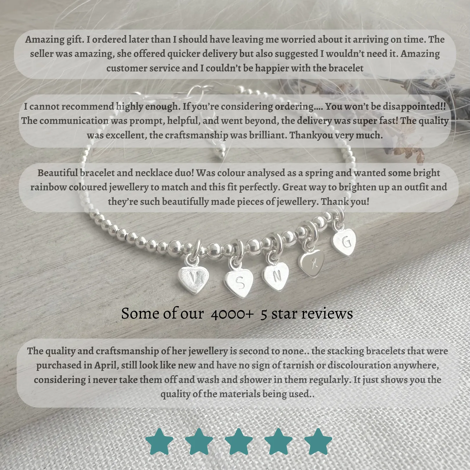 August Birthstone Sterling Silver Peridot Bracelet