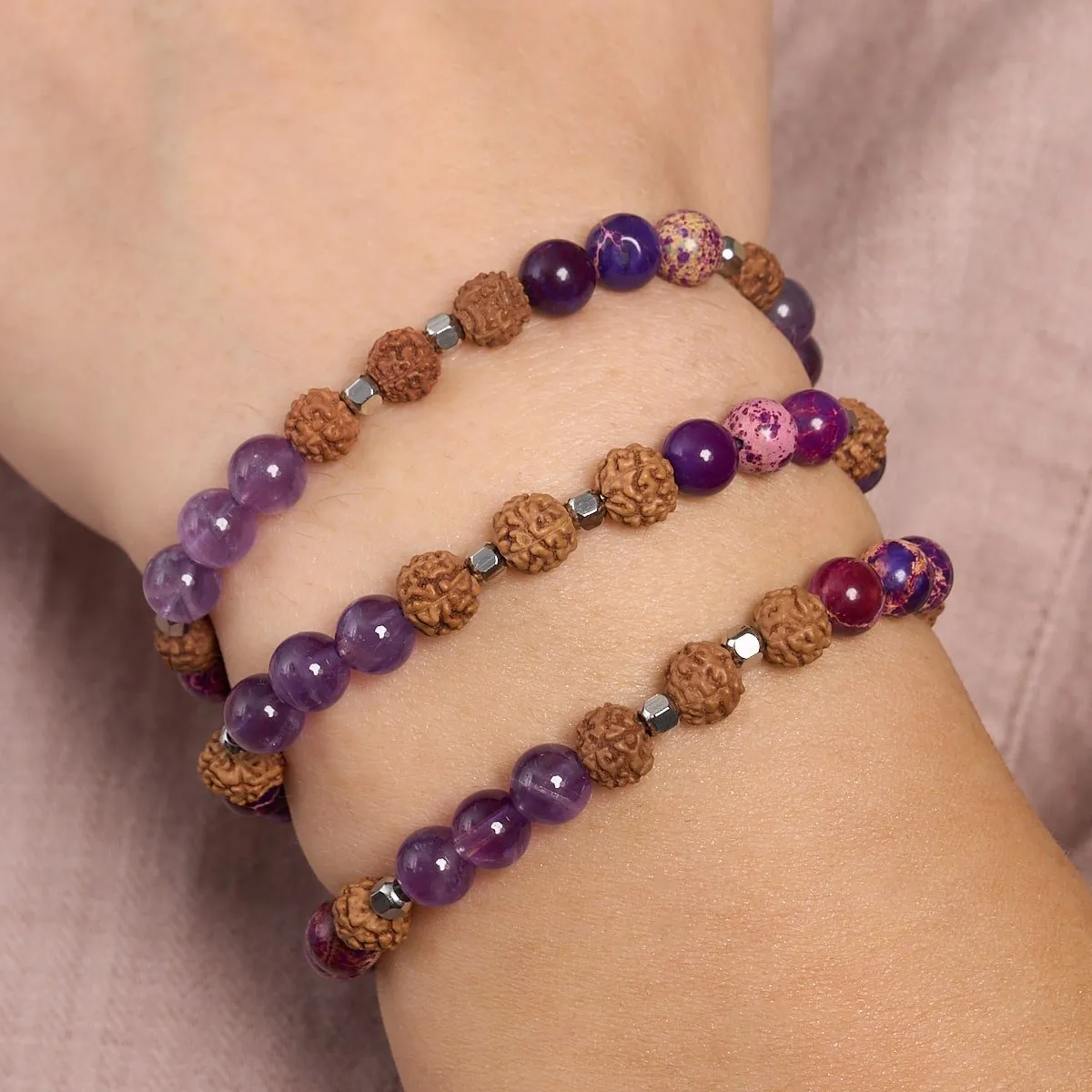 Awakening | Gemstone Rudraksha |  Mala Bracelet