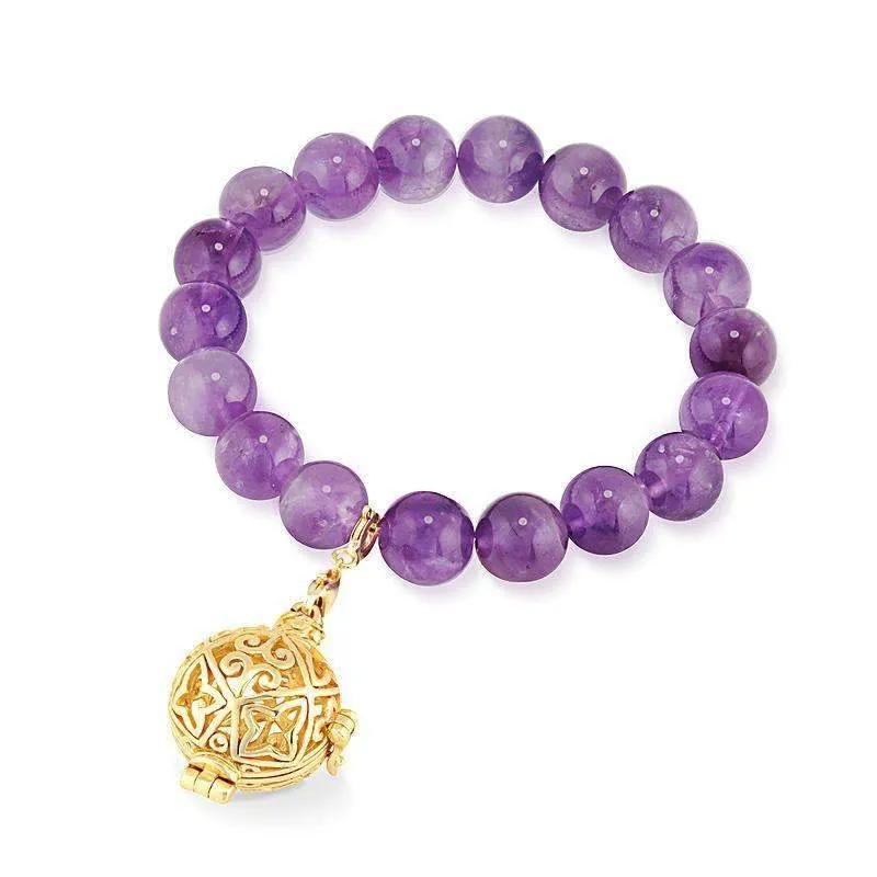 Bead Perfumed Bracelet - Enchanted Gold