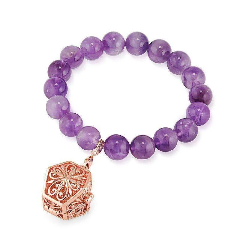 Bead Perfumed Bracelet - Eternity Rose Gold
