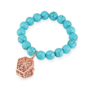 Bead Perfumed Bracelet - Eternity Rose Gold