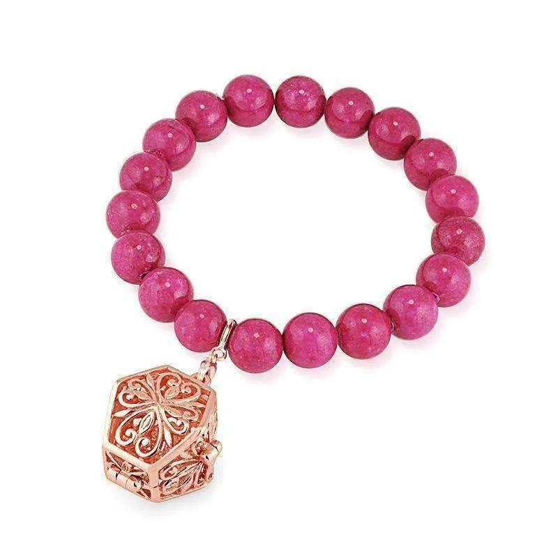 Bead Perfumed Bracelet - Eternity Rose Gold