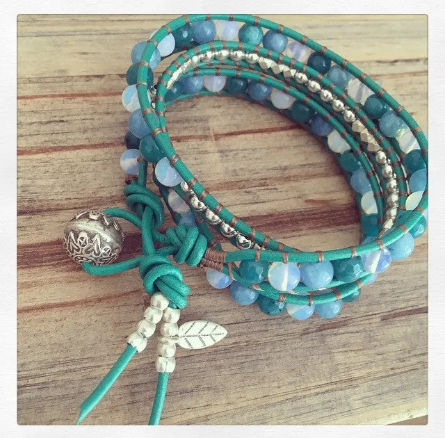 BLUE MOON GODDESS WRAP BRACELET