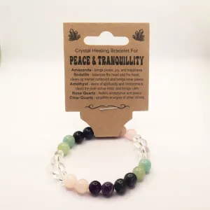 Bracelet Crystal Healing Peace & Tranquillity