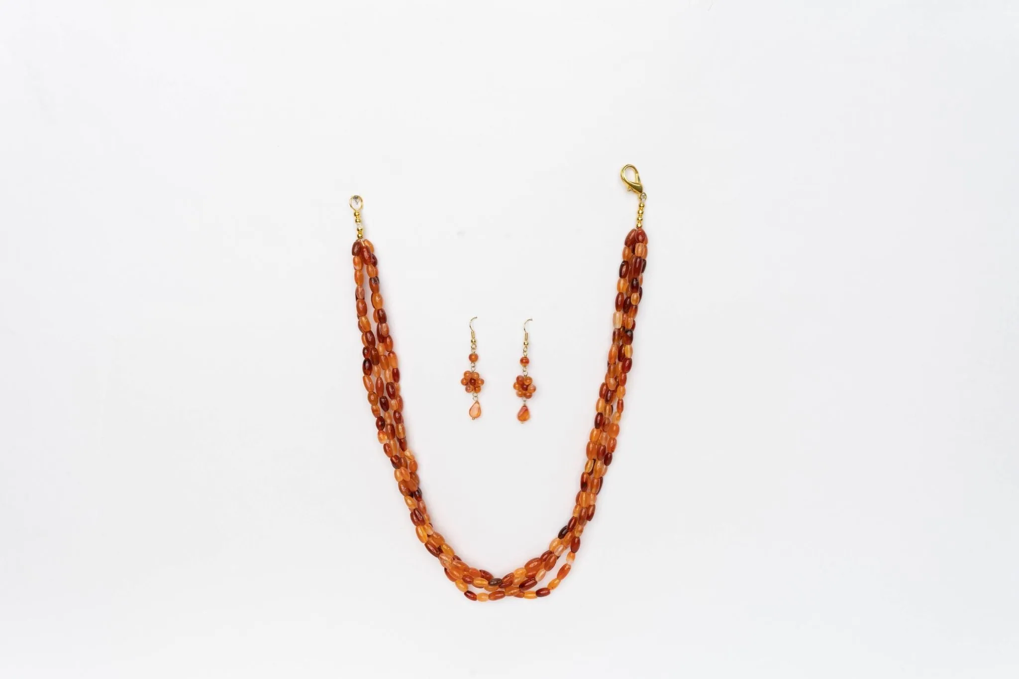 Carnelian Oval Necklace
