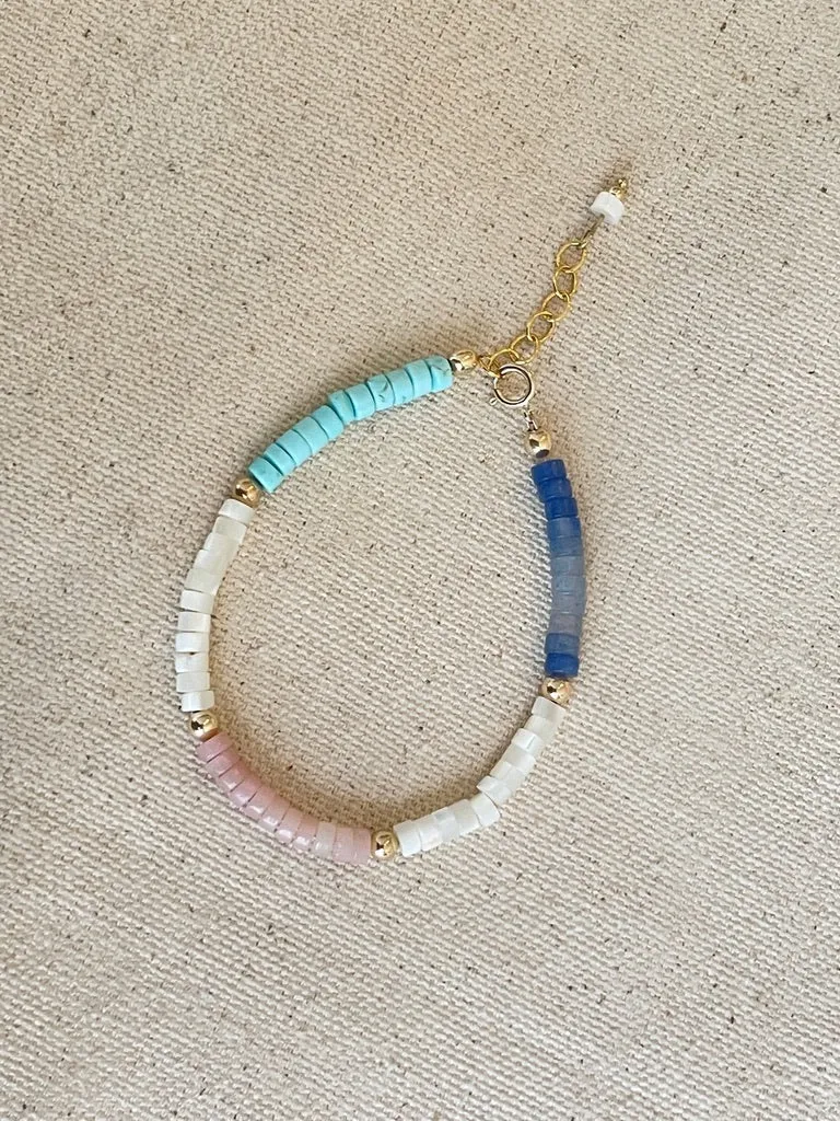 CHUNKY SISTERHOOD COLOURBLOCK BRACELET