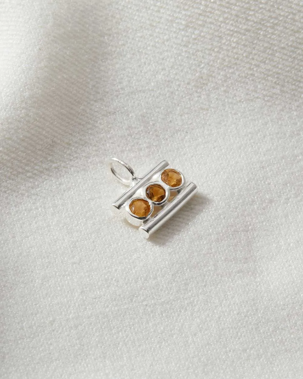 Citrine November Birthstone Charm