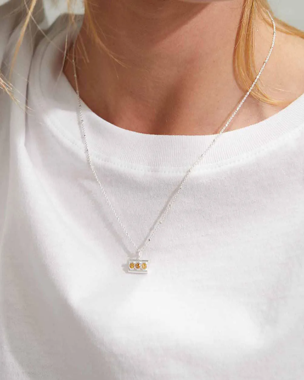 Citrine November Birthstone Charm
