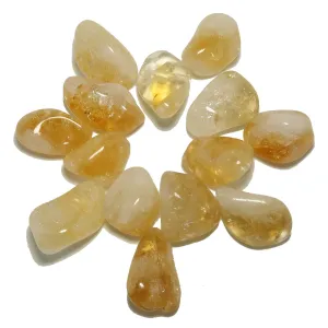 Citrine Tumbled Stone Abundance Crystal