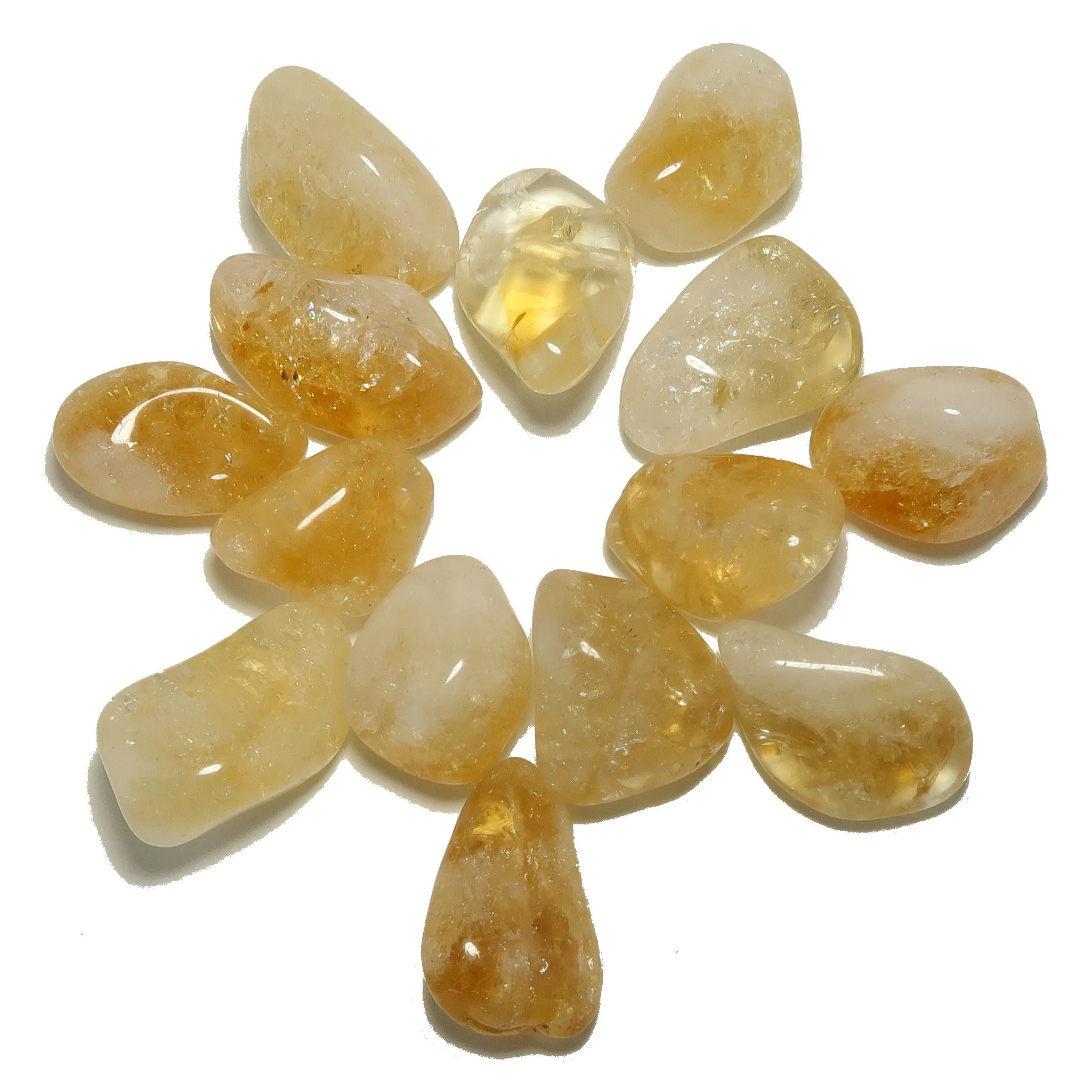 Citrine Tumbled Stone Abundance Crystal