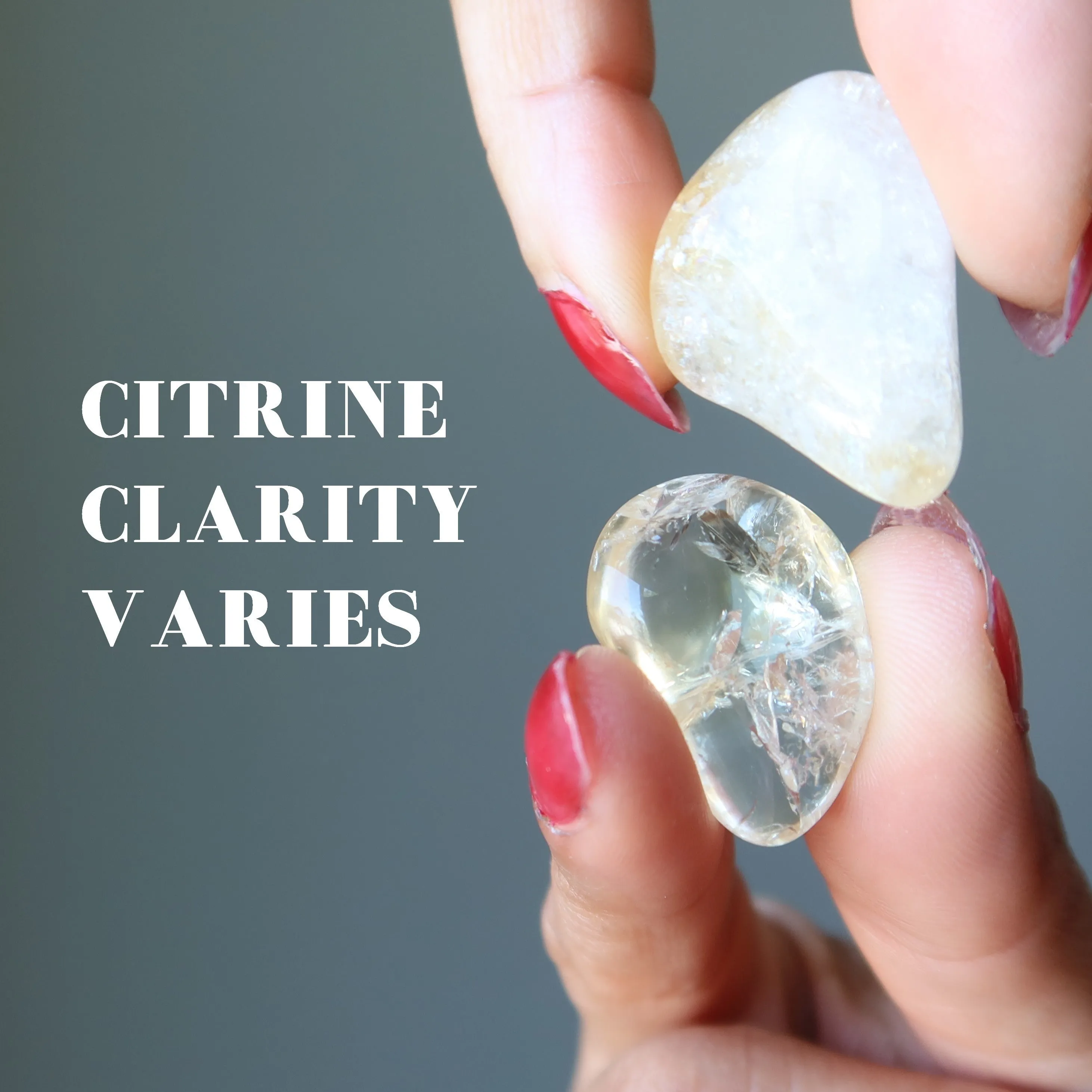 Citrine Tumbled Stone Abundance Crystal