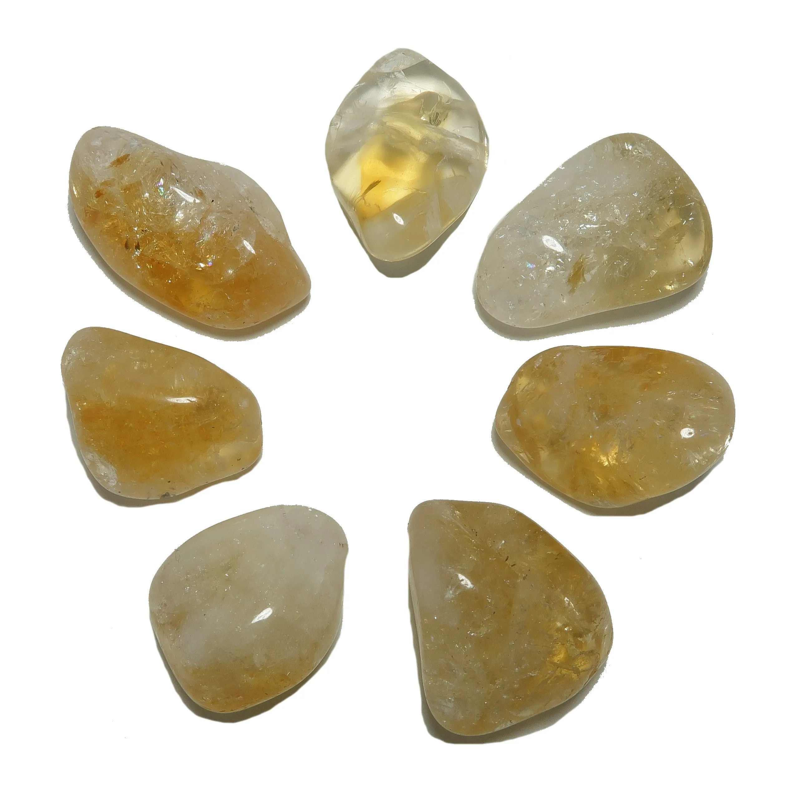 Citrine Tumbled Stone Abundance Crystal