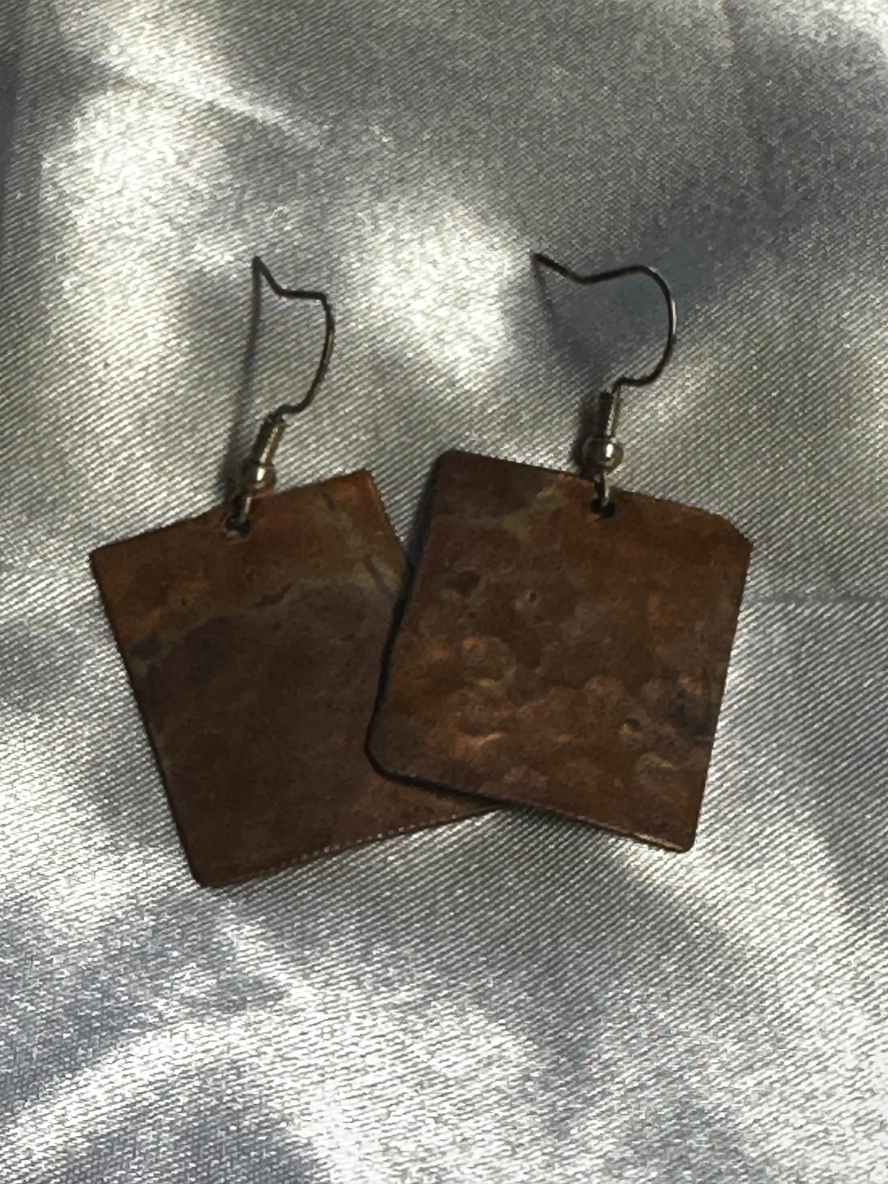 Copper Dangle Earrings