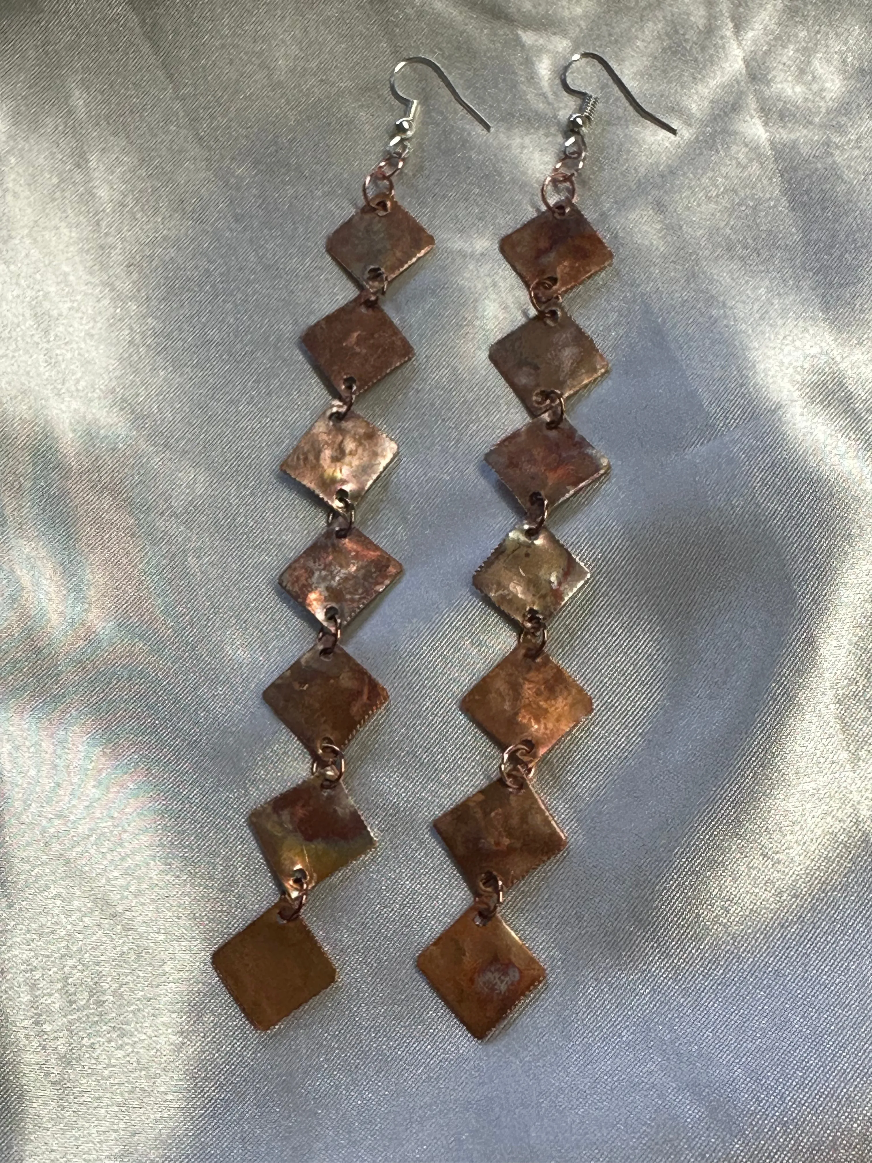 Copper Dangle Earrings