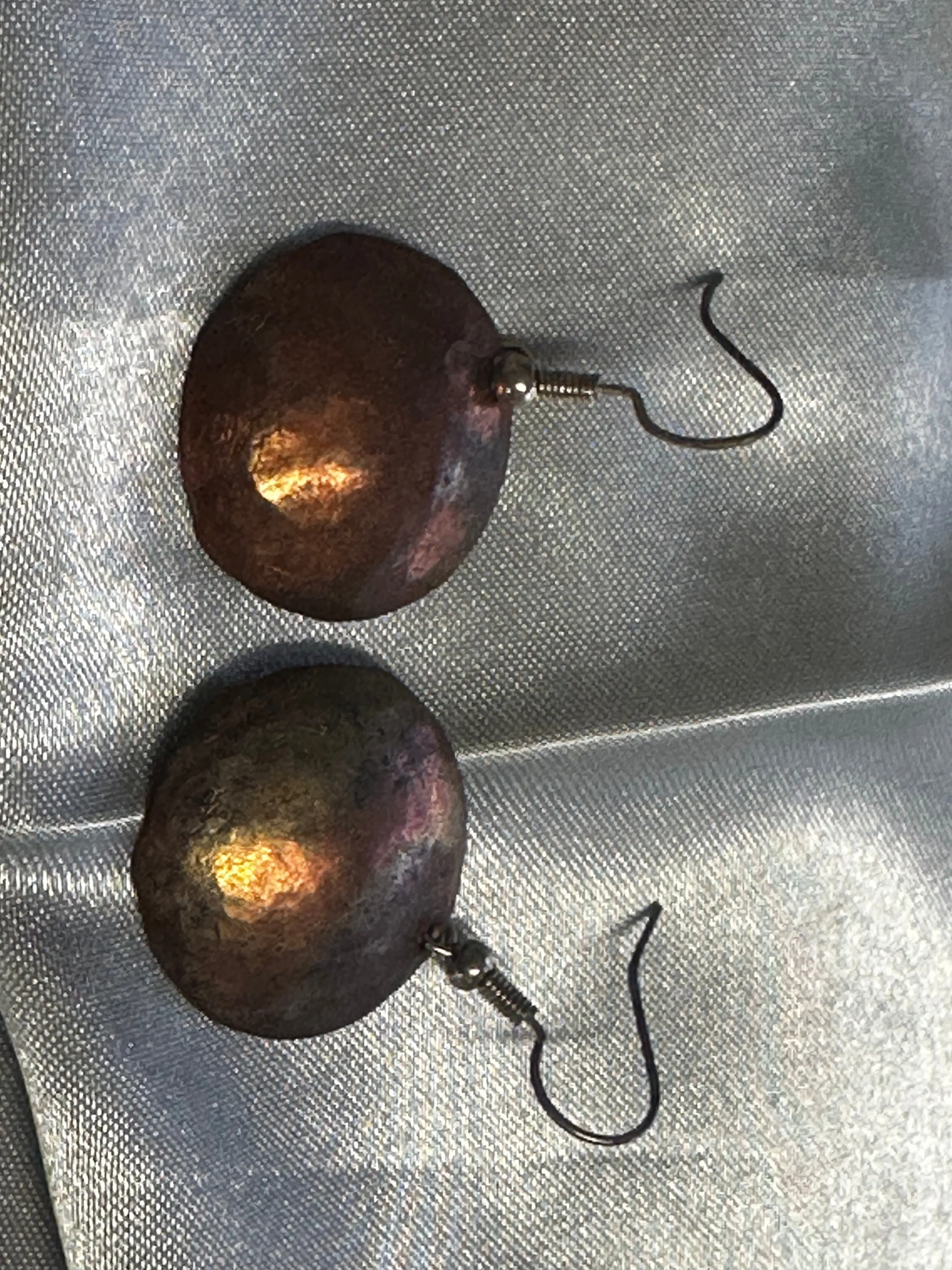 Copper Dangle Earrings