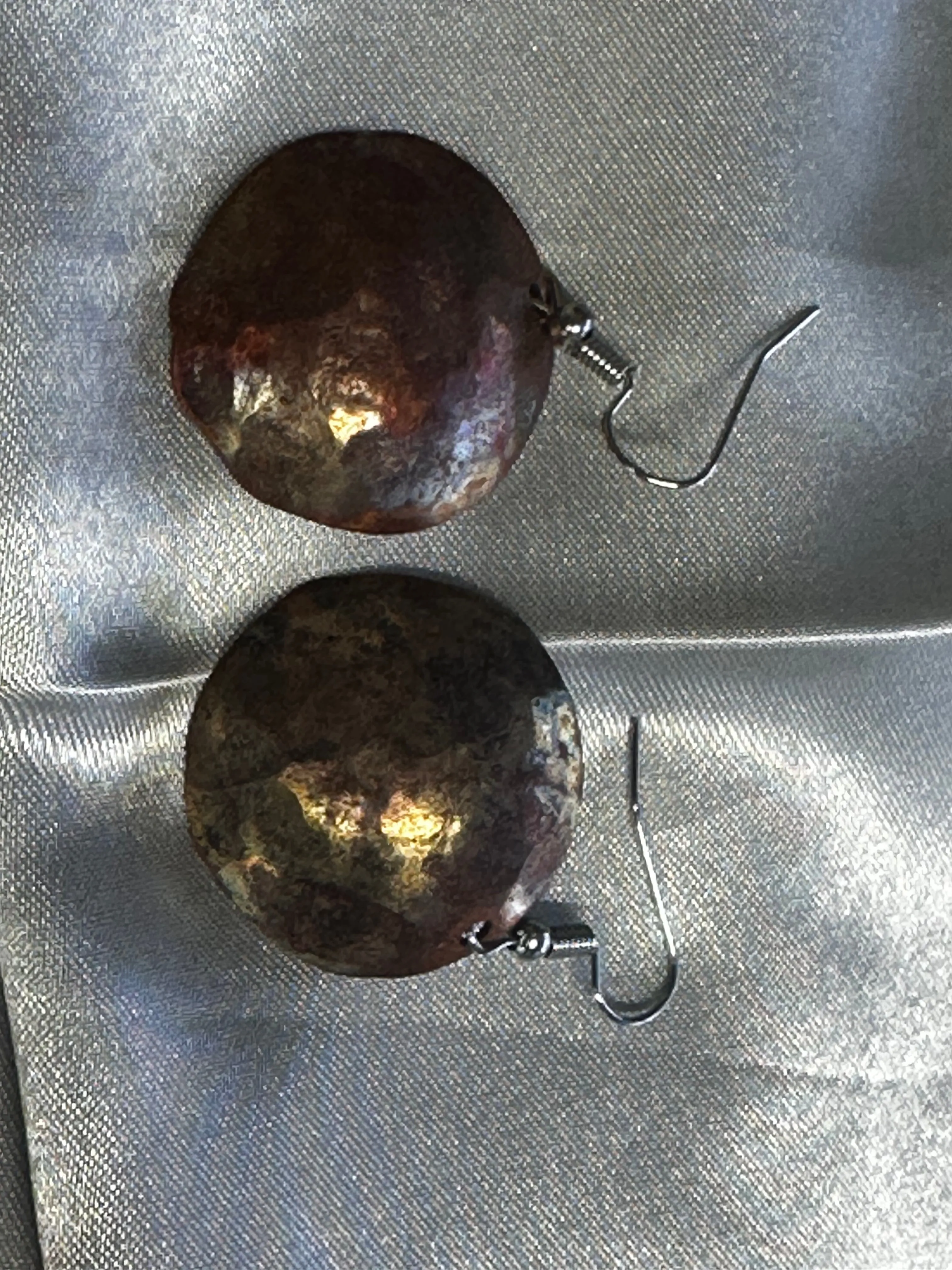Copper Dangle Earrings