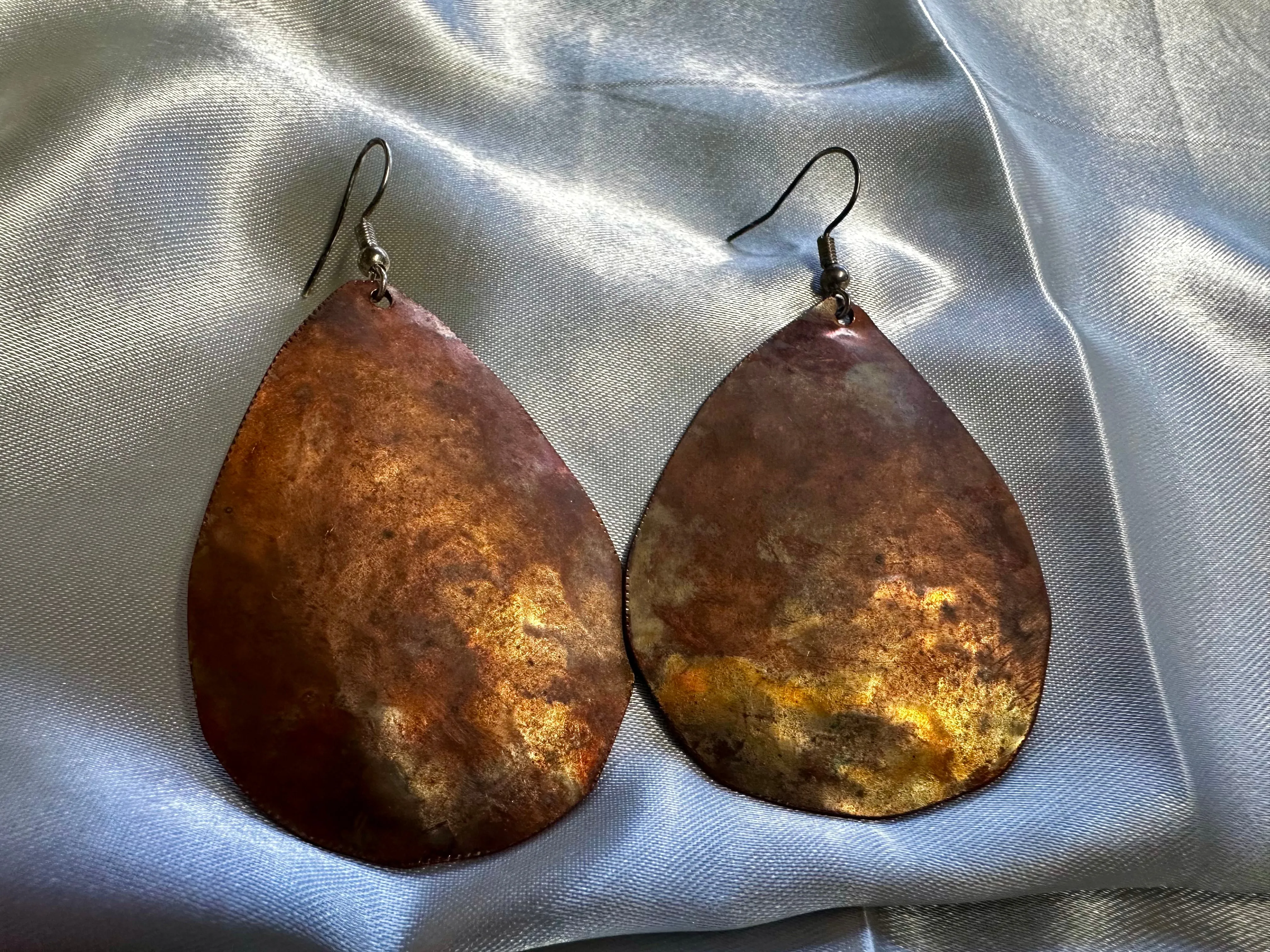 Copper Dangle Earrings