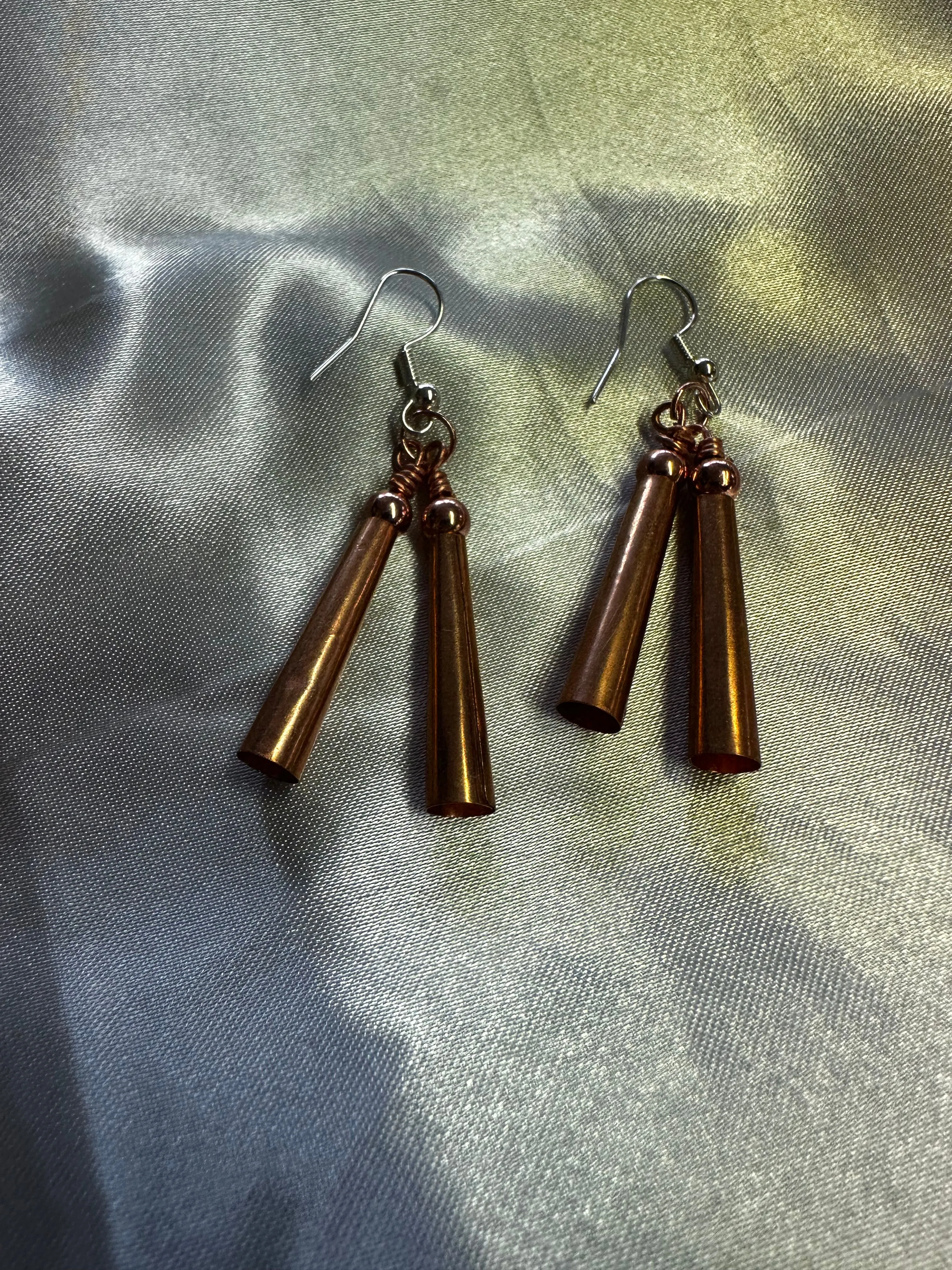 Copper Dangle Earrings