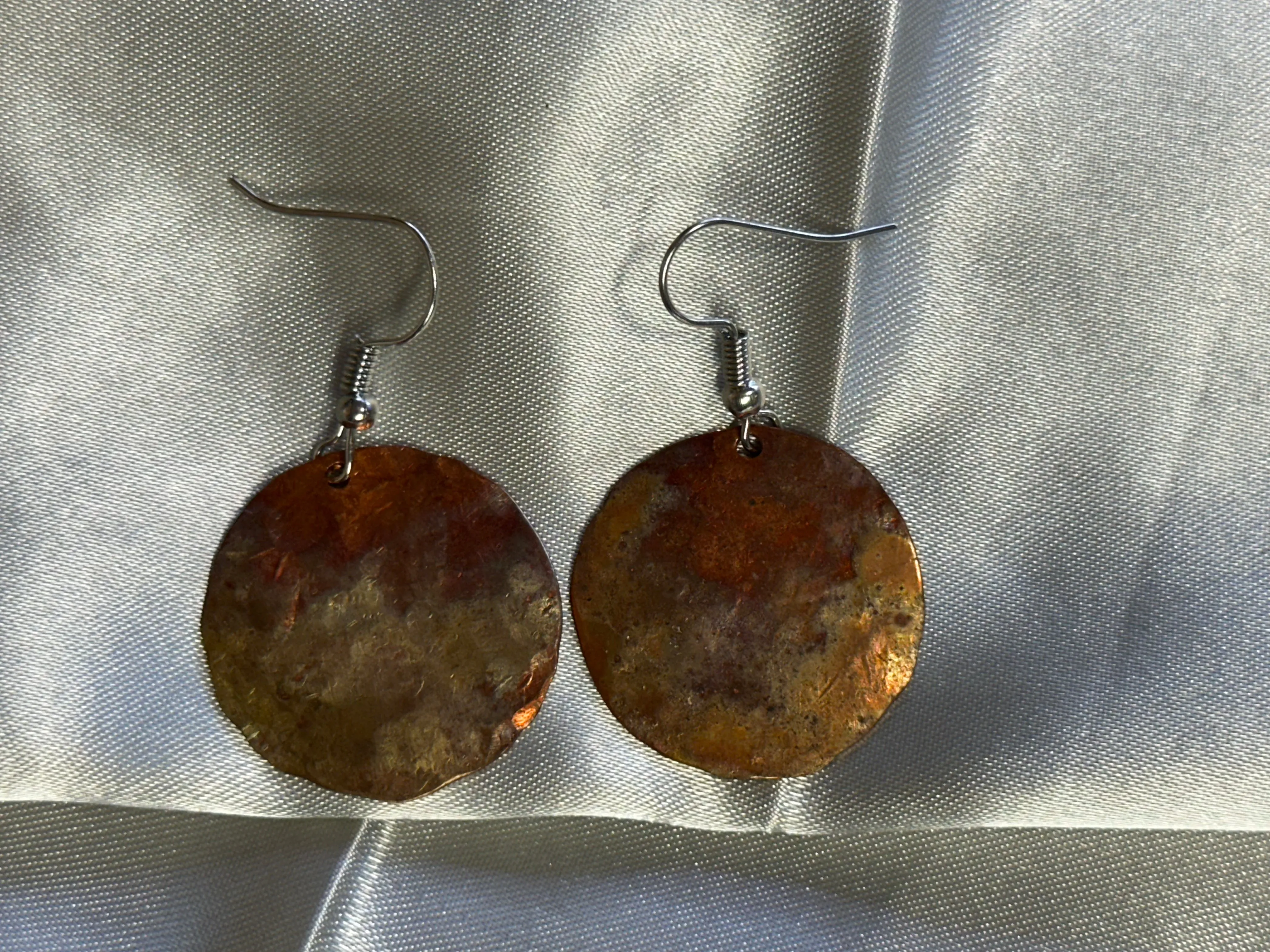 Copper Dangle Earrings
