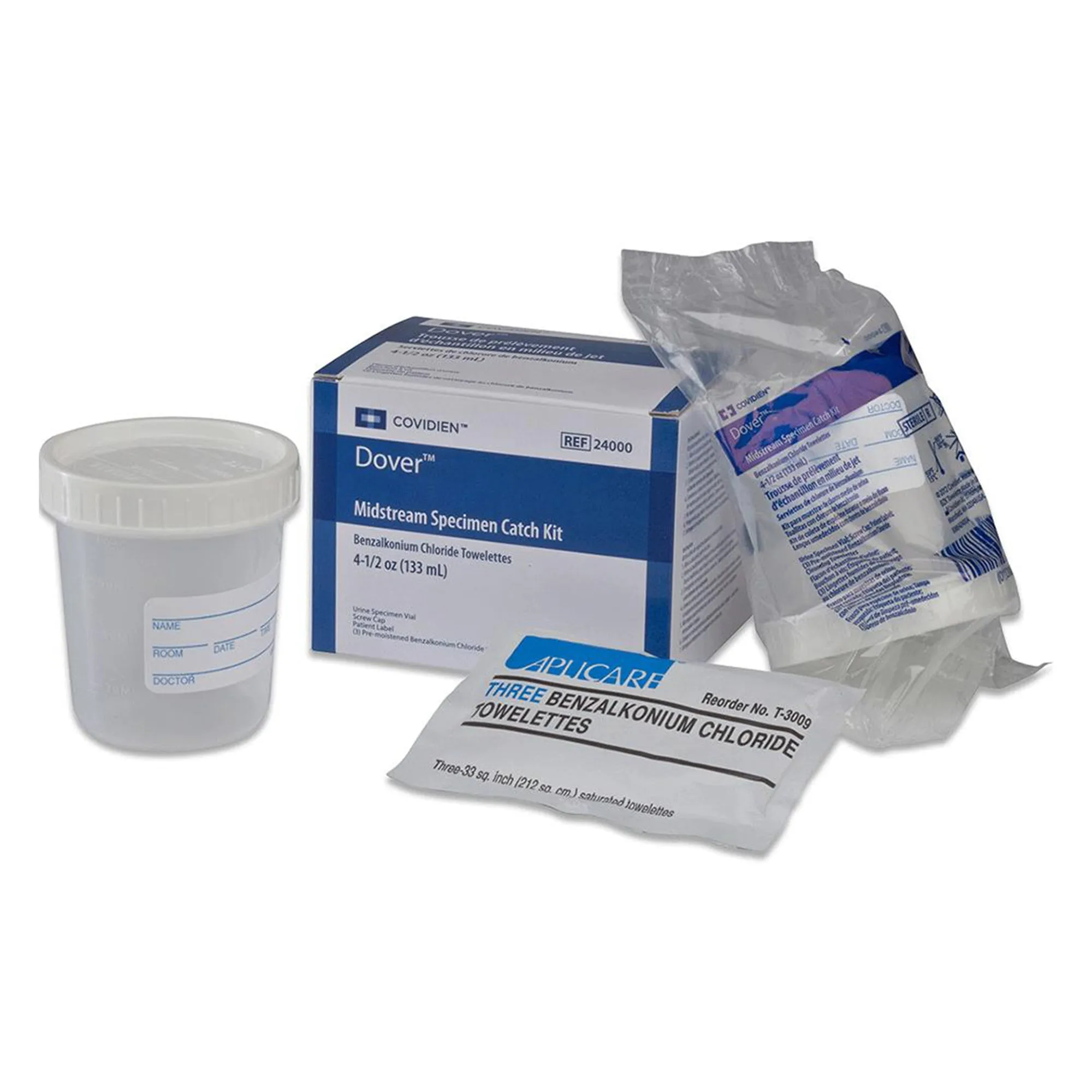 Covidien 24000 Dover Midstream Specimen Catch Kit 4.5 Oz - 50 Units