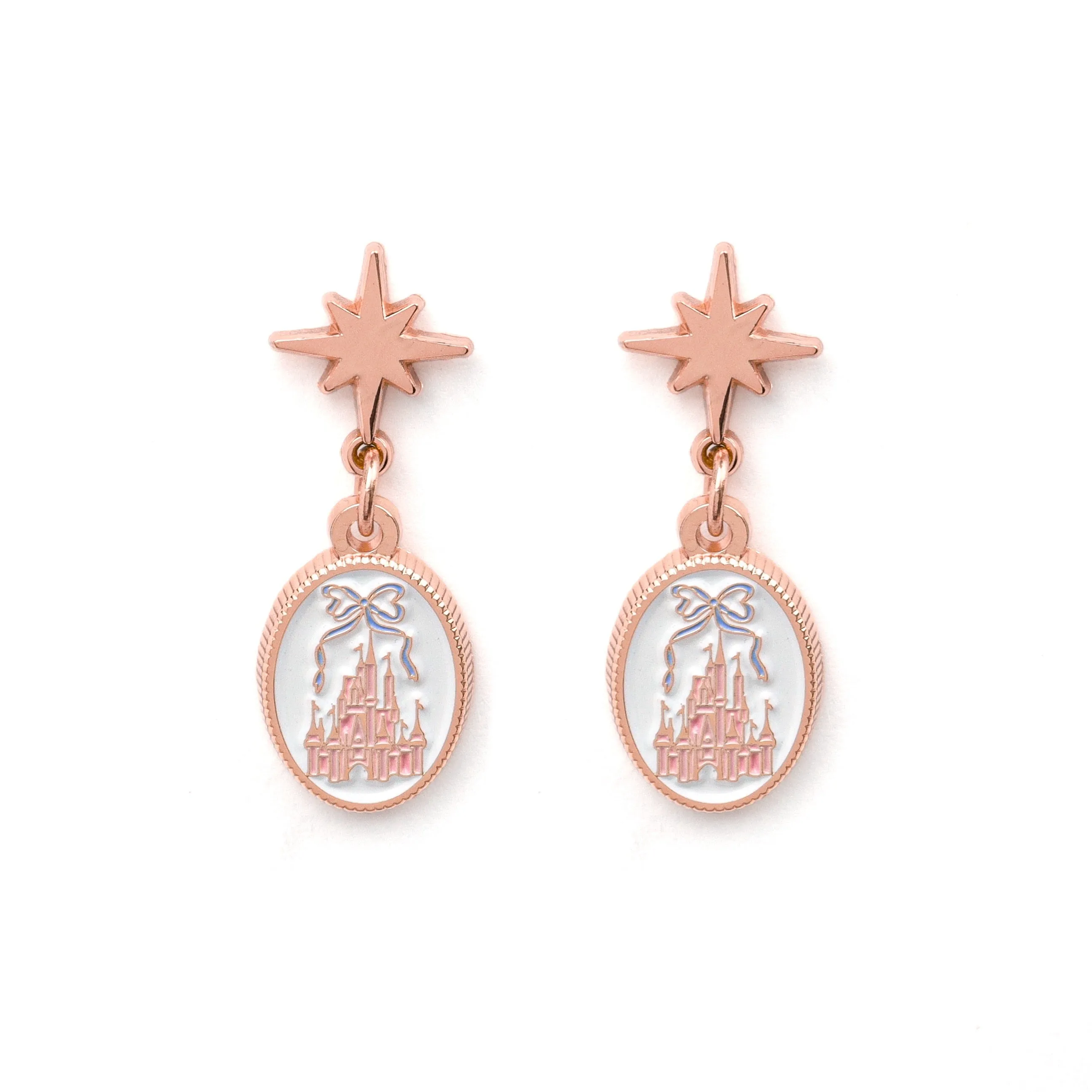 Earrings - Castle and Bows Dangles