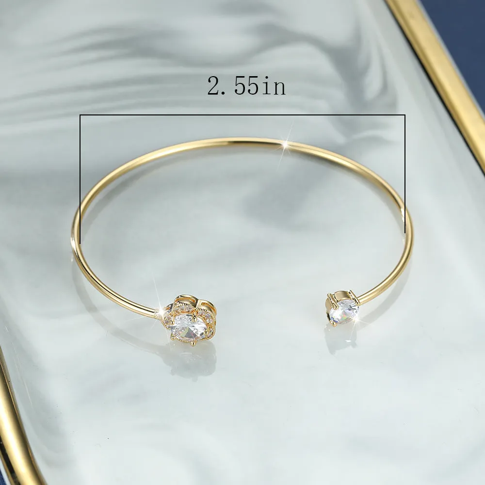 Fashion Gold White Head Bracelet Women's