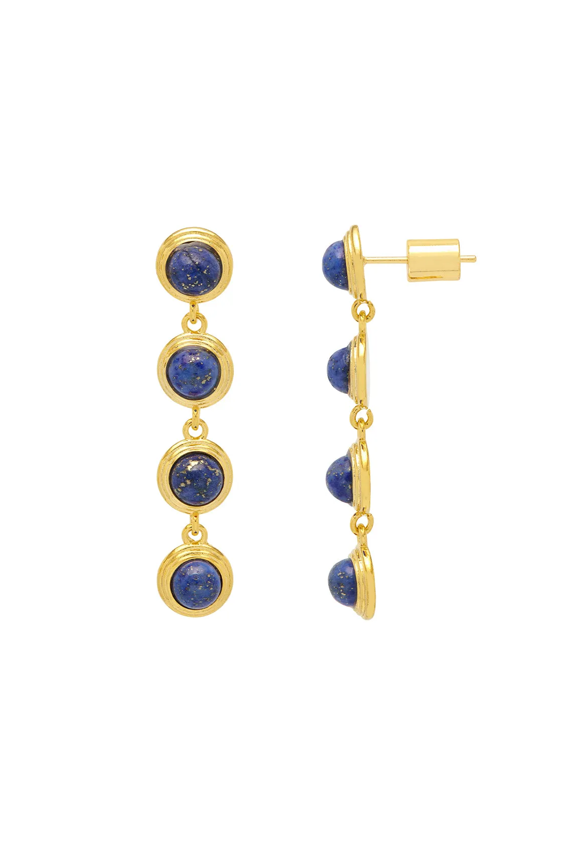 Gemstone Drop Earrings