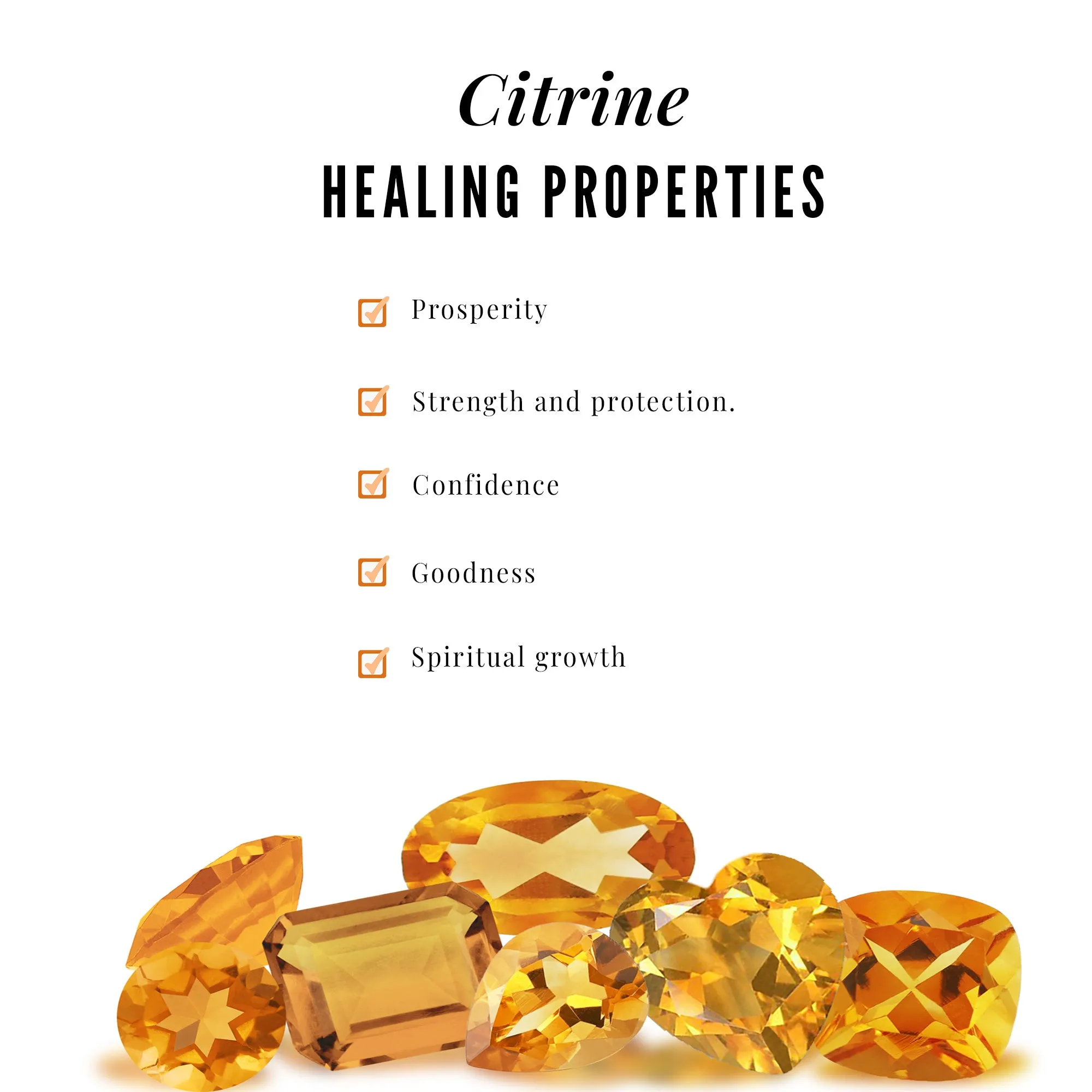 Genuine Citrine Solitaire Promise Ring in Floral Setting