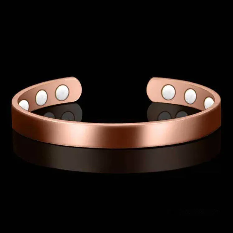 Glossy inlaid magnet health bracelet simple magnetic therapy