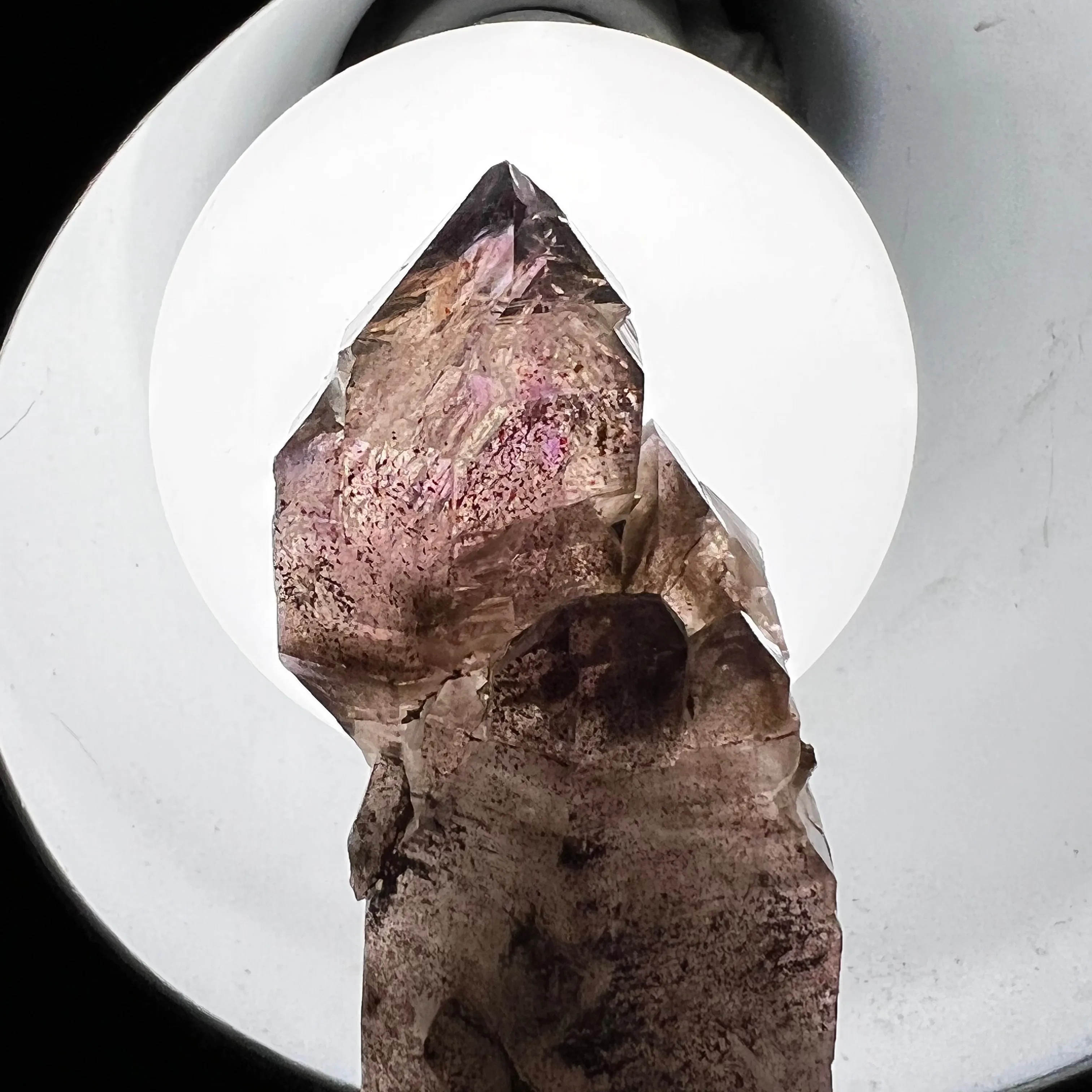Gorgeous  Shangaan Amethyst Crystal with Hematite Inclusions From Zimbabwe