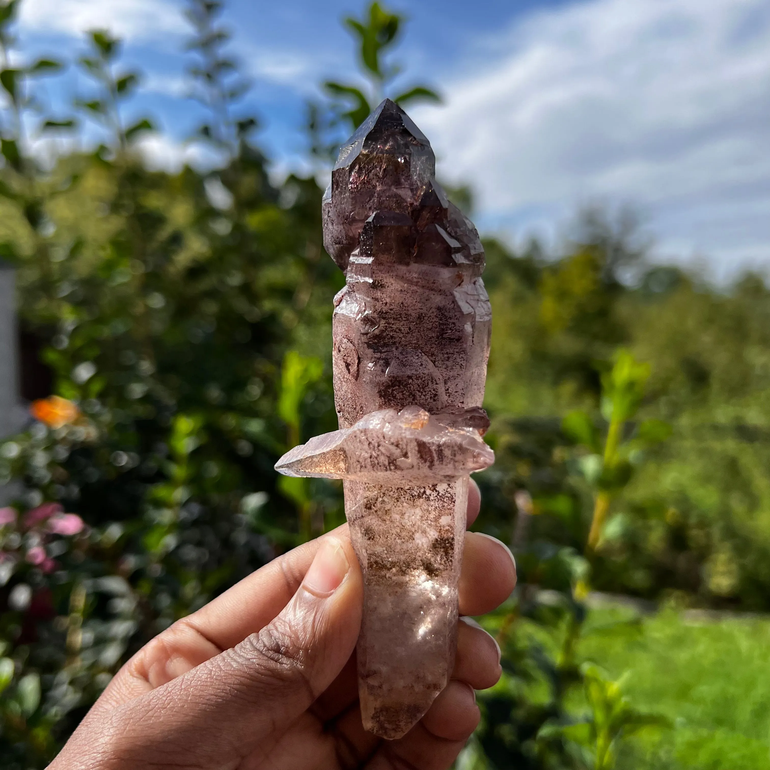 Gorgeous  Shangaan Amethyst Crystal with Hematite Inclusions From Zimbabwe