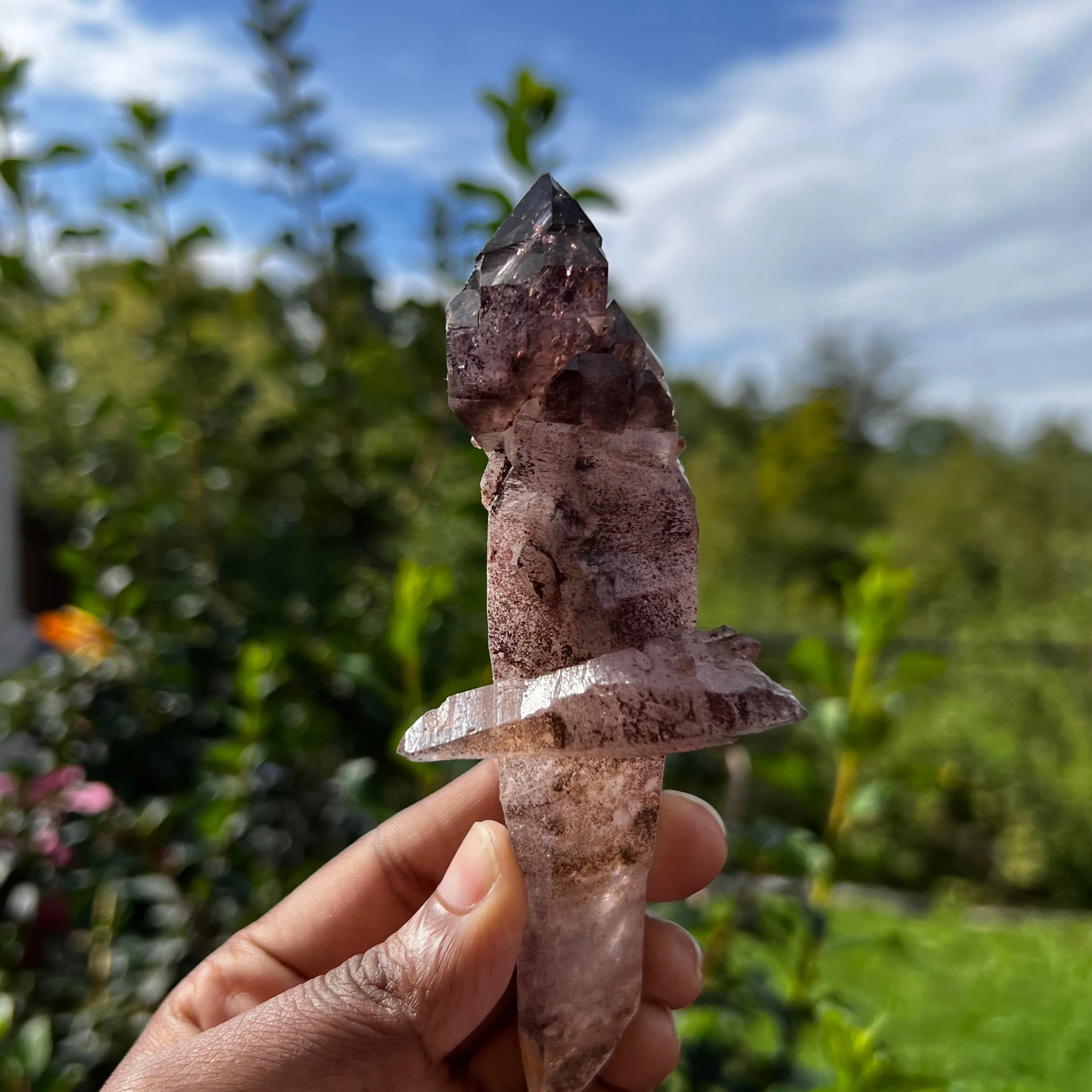 Gorgeous  Shangaan Amethyst Crystal with Hematite Inclusions From Zimbabwe