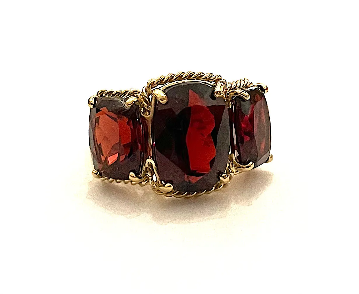 Grande GUM DROP™ Earrings with Cabochon White Jade and Garnet and Diamonds