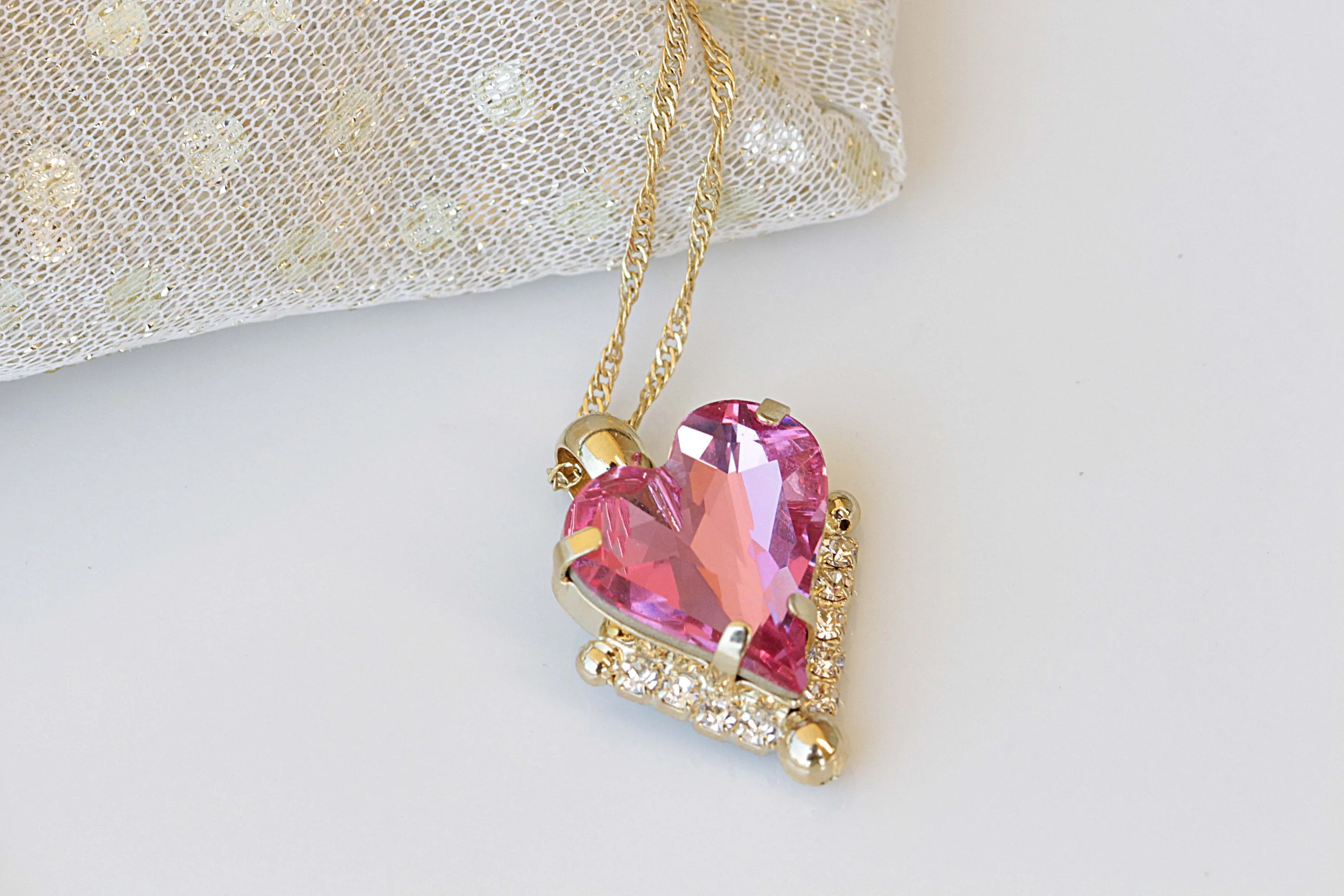 HEART PURPLE EARRINGS