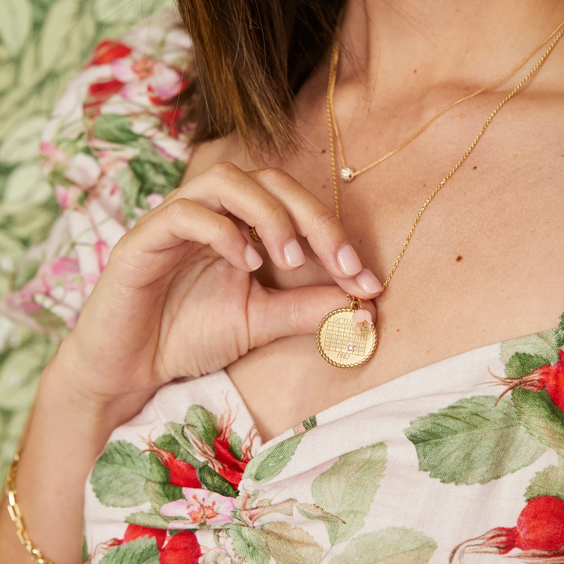 Imperial Calendar Pendant