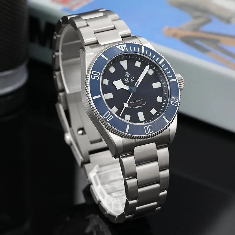 IXDAO Titanium 39mm Automatic Dive Watch & Free Nylon Band Gift